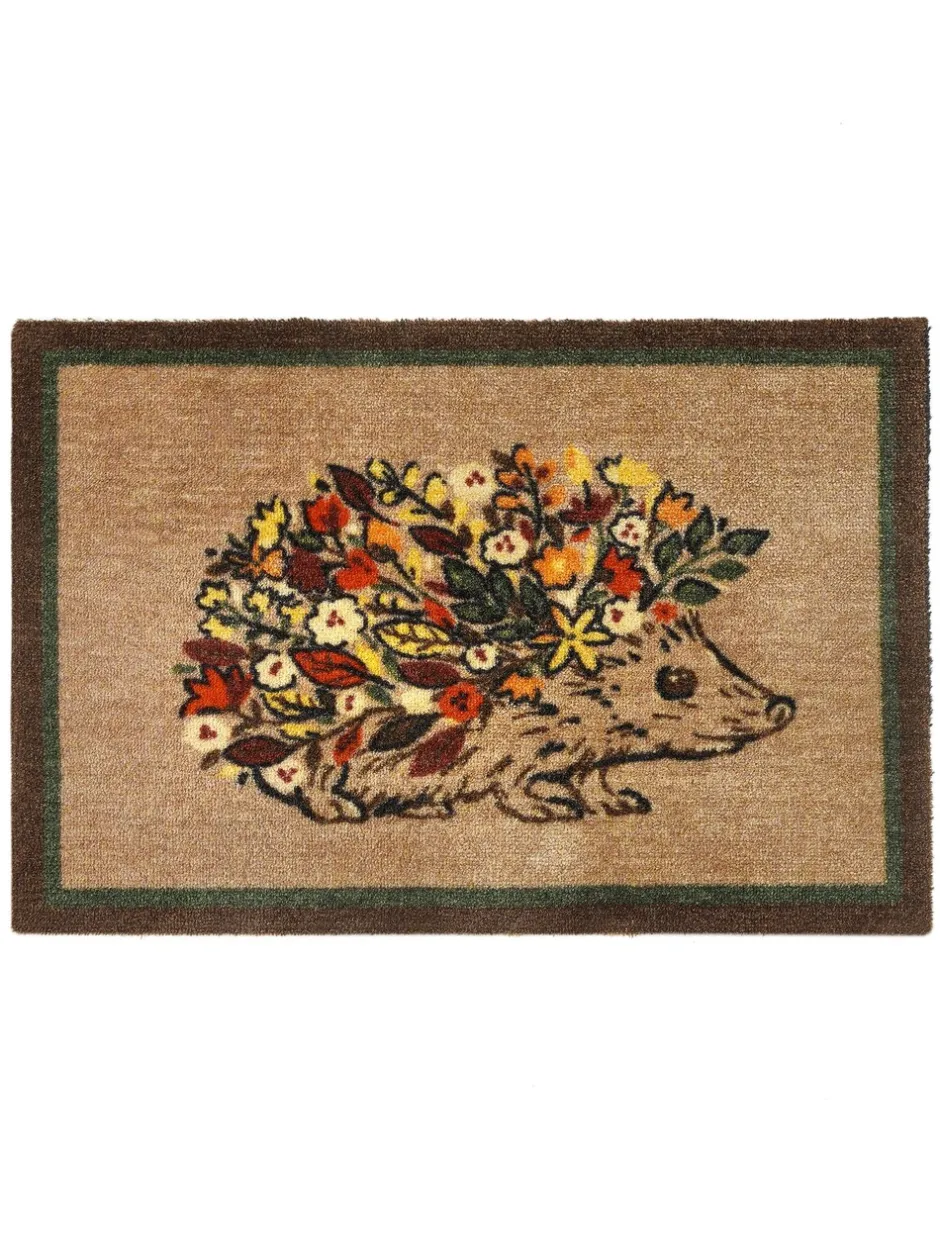 Vloerkleden En Lopers|Vloerkleden En Lopers|My Mat Bloemen Egel Deurmat