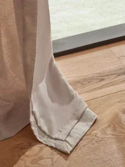 Gordijnen|Gordijnen*Next N. Premium Collection 100% linnen gevoerde gordijnen met plooiband