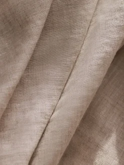 Gordijnen|Gordijnen*Next N. Premium Collection 100% linnen gevoerde gordijnen met plooiband
