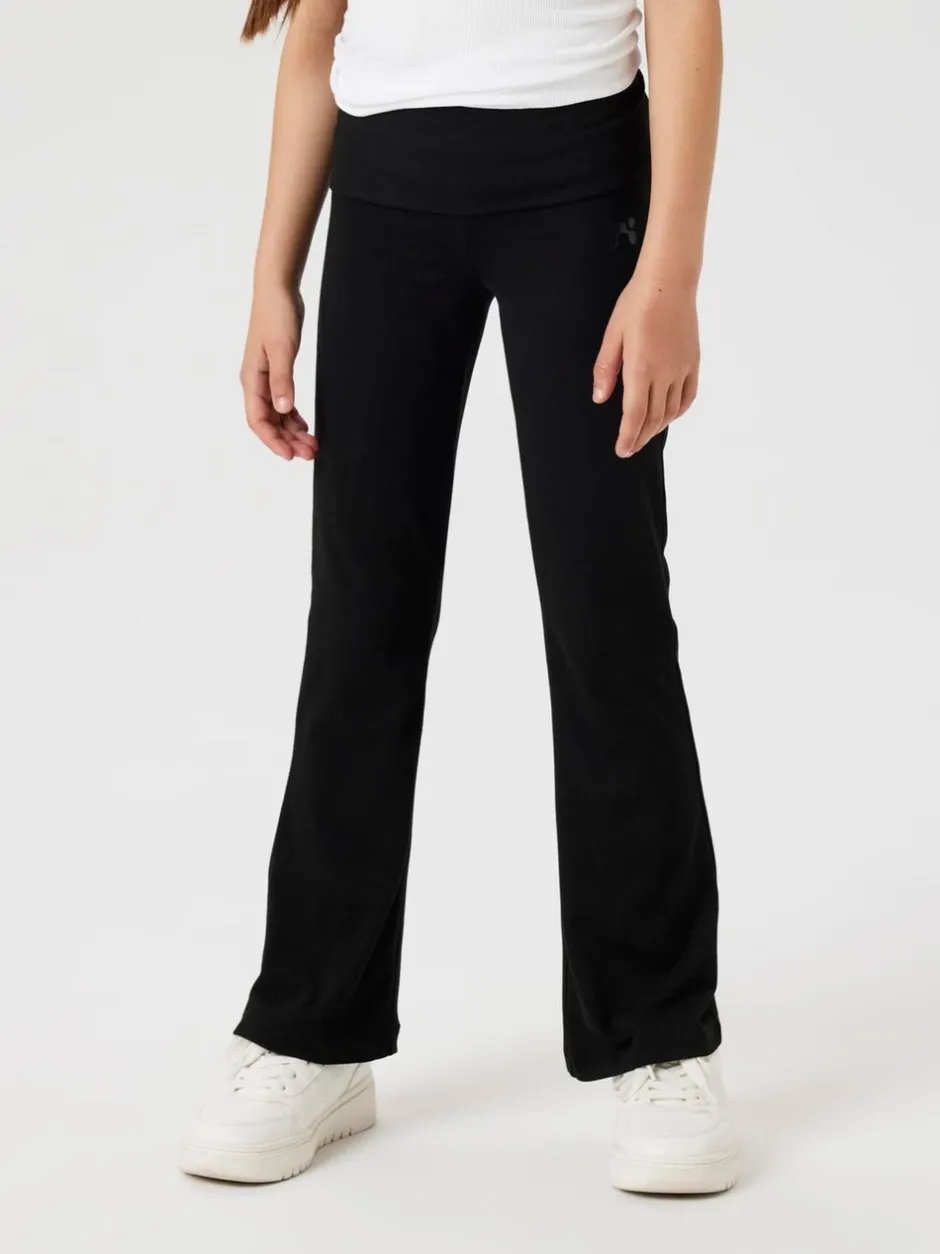 Jeans*Name It Fold Over Flared Jersey Jeans