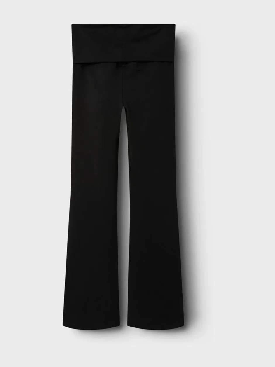 Jeans*Name It Fold Over Flared Jersey Jeans