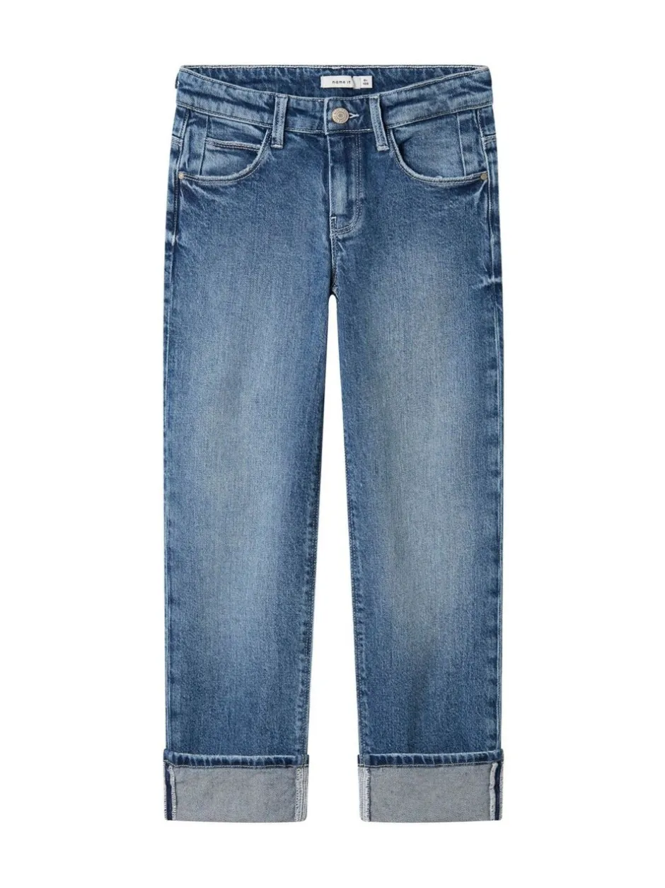 Jeans|Name It Straight Leg Fold Up Jeans