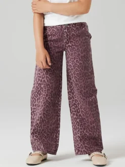 Jeans*Name It Wide Leg Leopard Jeans
