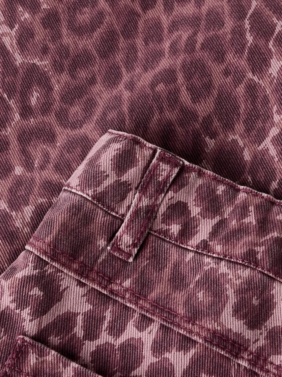 Jeans*Name It Wide Leg Leopard Jeans