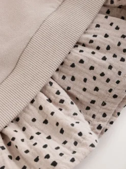Tops|Sets En Combisets|Next - Set met top met lange mouwen en legging (3 mnd-7 jr) Naturel bruin