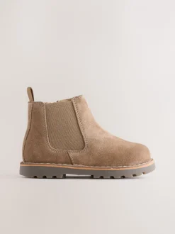 Boots*Next Naturel bruin - Suède Chelsea-laars