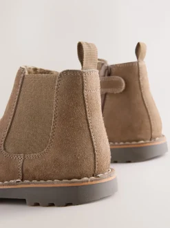 Boots*Next Naturel bruin - Suède Chelsea-laars