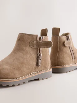 Boots*Next Naturel bruin - Suède Chelsea-laars