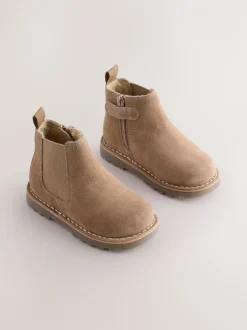 Boots|Next Naturel bruin - Suède Chelsea-laars