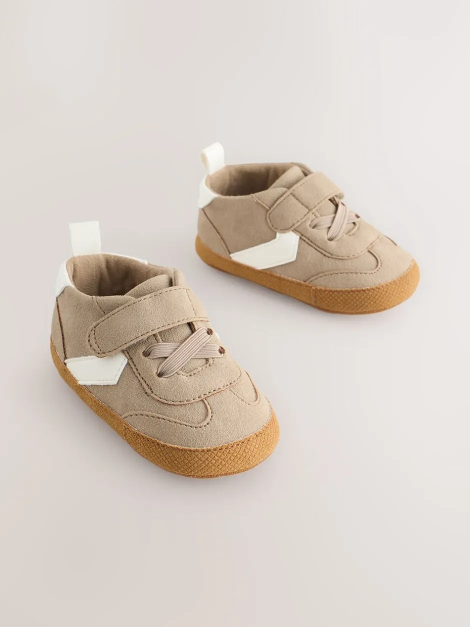 Babyschoenen|Sneakers|Next - Touch Fastening Baby Trainers (0-2mths) Naturel bruin