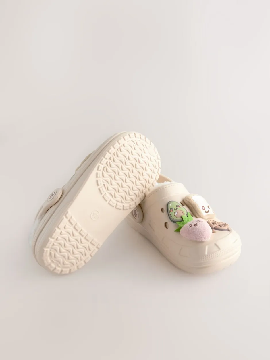 Pantoffels|Next - Pantoffelklompen Naturel brunch