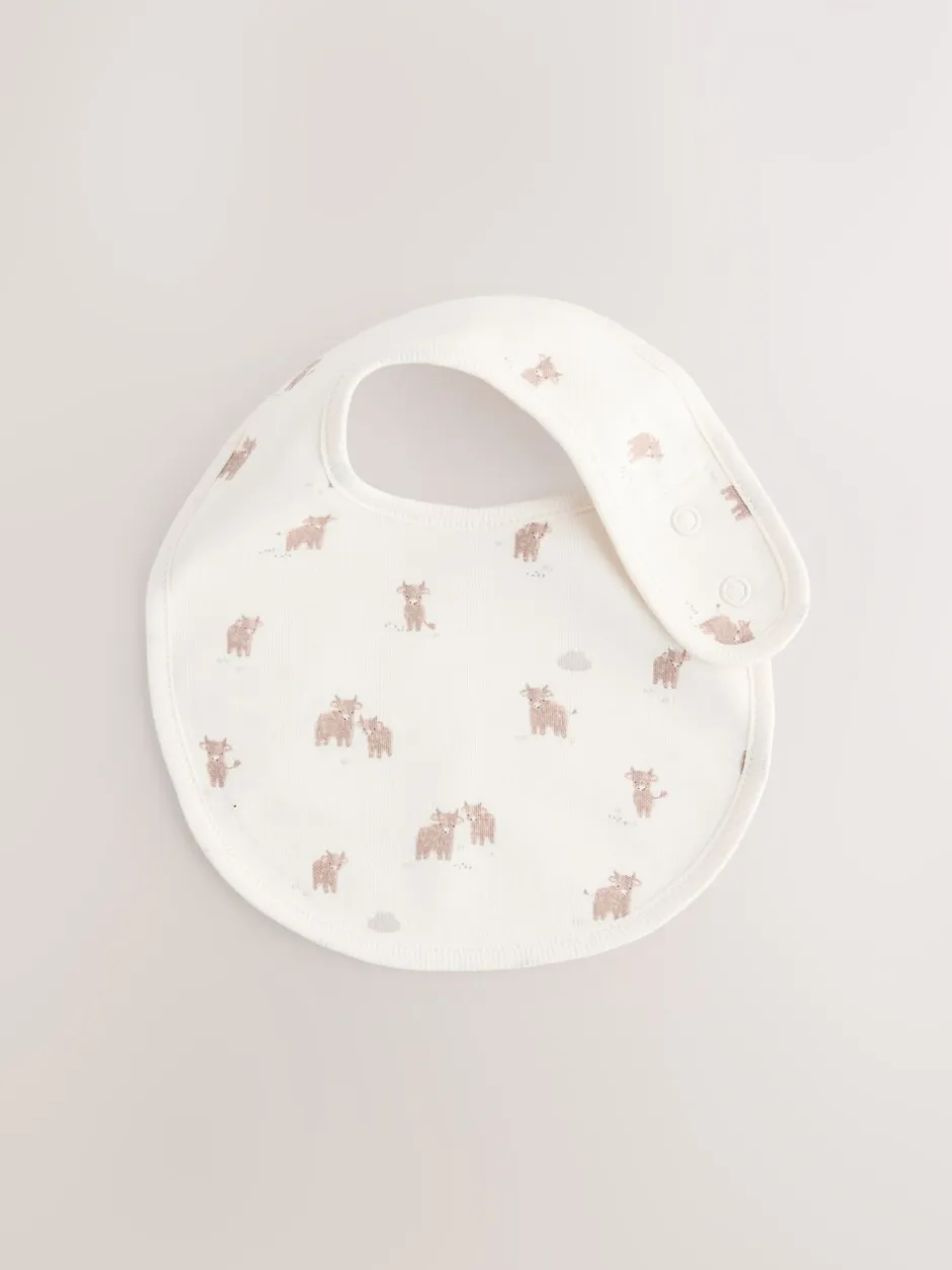 Slabbetjes*Next Naturel Hamish - Verpakking met 5 babyslabbetjes