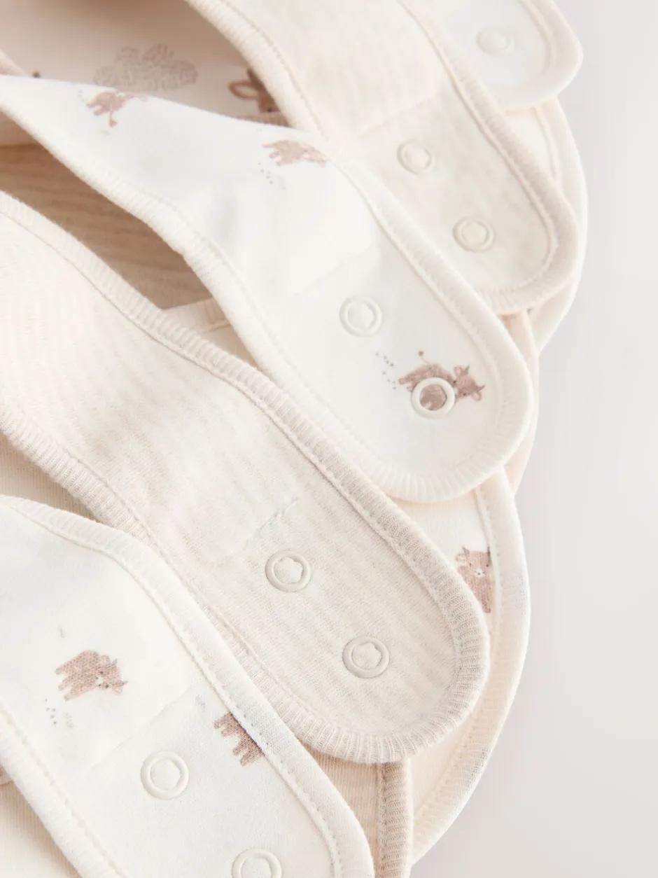 Slabbetjes*Next Naturel Hamish - Verpakking met 5 babyslabbetjes