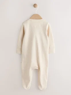 Babypakjes En Babypyjama's*Next - Babypyjama met tweewegrits (0-18mnd) Naturel I Love My Daddy