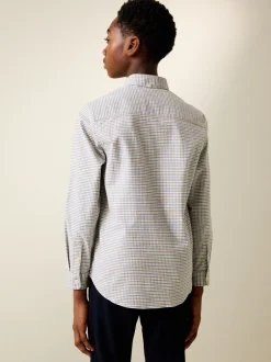 Shirts|Next Naturel met gingham-ruit - Oxford overhemd (3-16 jr)