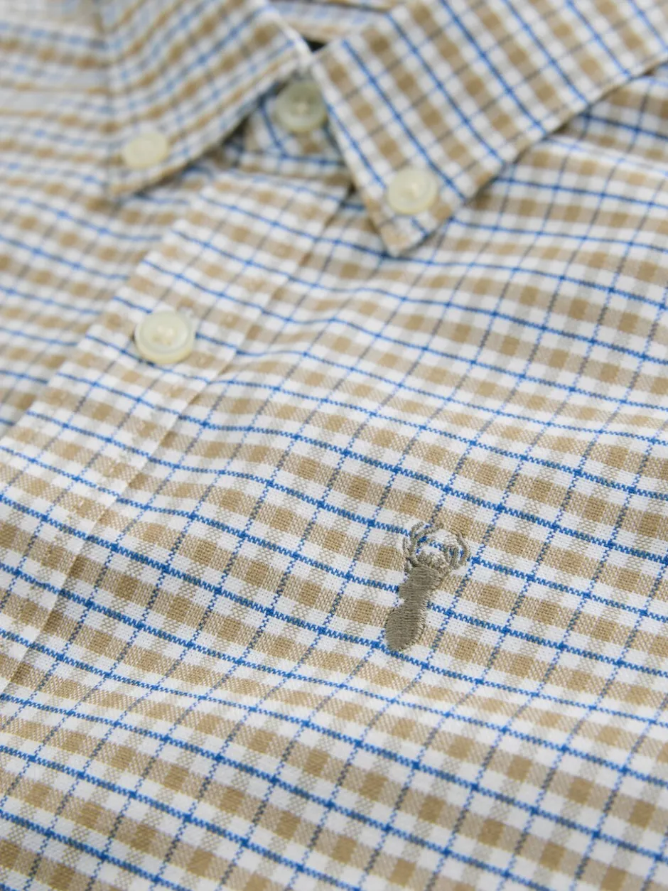 Shirts|Next Naturel met gingham-ruit - Oxford overhemd (3-16 jr)