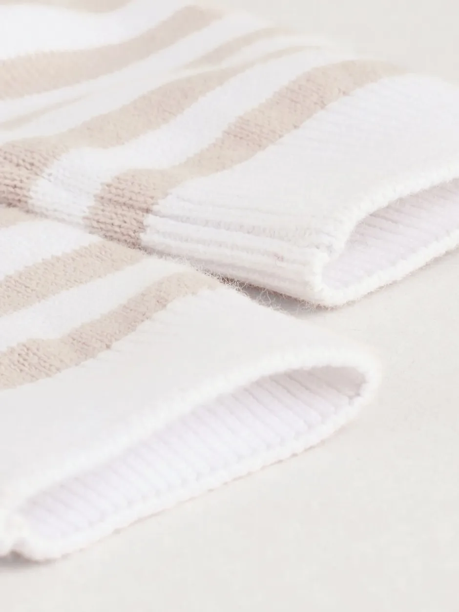 Gebreide Kleding|Next Naturel met strepen - Gebreide top- en leggingset (0 mnd - 2 jr)