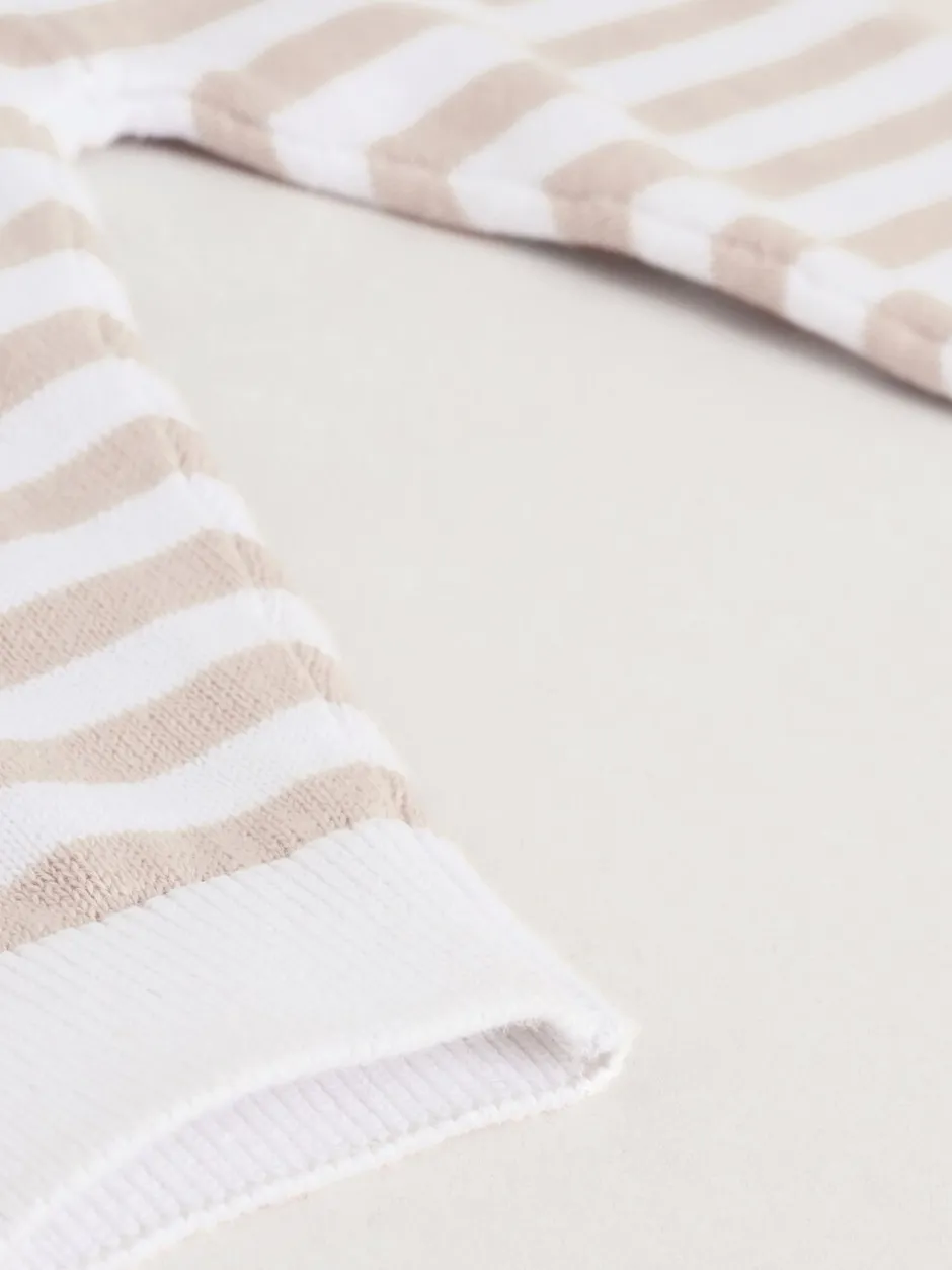Gebreide Kleding|Next Naturel met strepen - Gebreide top- en leggingset (0 mnd - 2 jr)