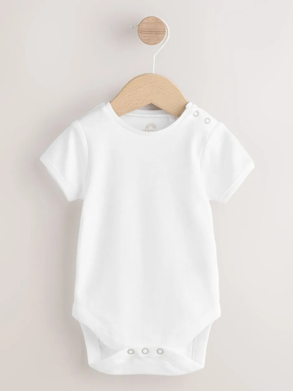 Rompertjes En Tuinbroeken*Next - Geweven bretelbroeken en bodysuit babyset (0mnd -2jr) Naturel met strepen