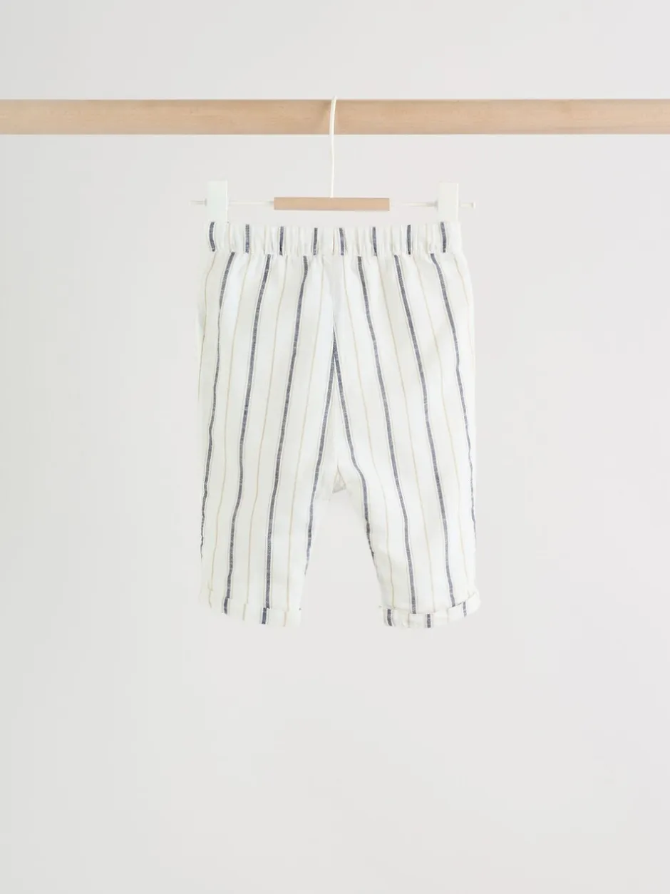 Broeken En Chino's|Sets En Outfits*Next Naturel met strepen - Sweat Top and Trousers Baby Set (0mths-2yrs)