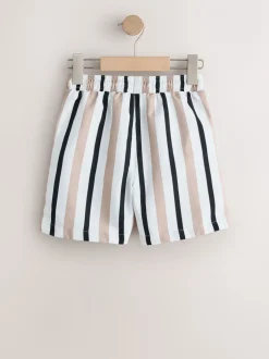 Badkleding|Next - Zwembroek met print (3-16jr) Naturel met strepen