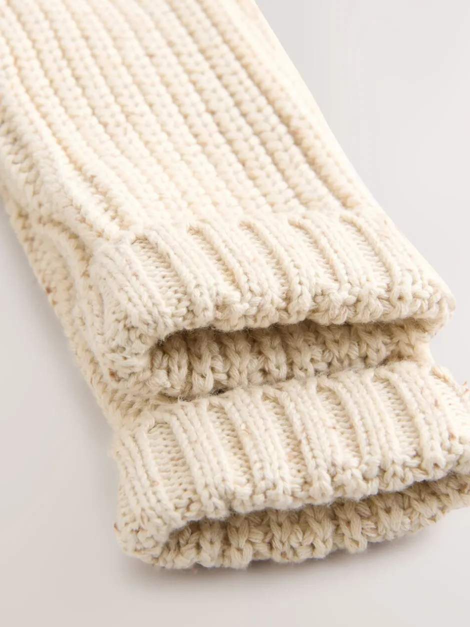Truien En Breisels|Gebreide Kleding|Next - Grofgebreid babyvestje met borduursel Naturel Milk Club