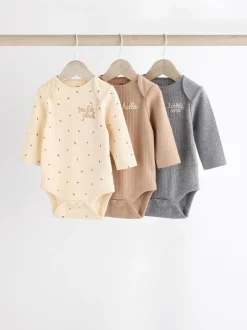 Rompertjes En Hemdjes|Rompertjes En Hemdjes|Next Naturel Milk Club - Set van 3 babyrompertjes