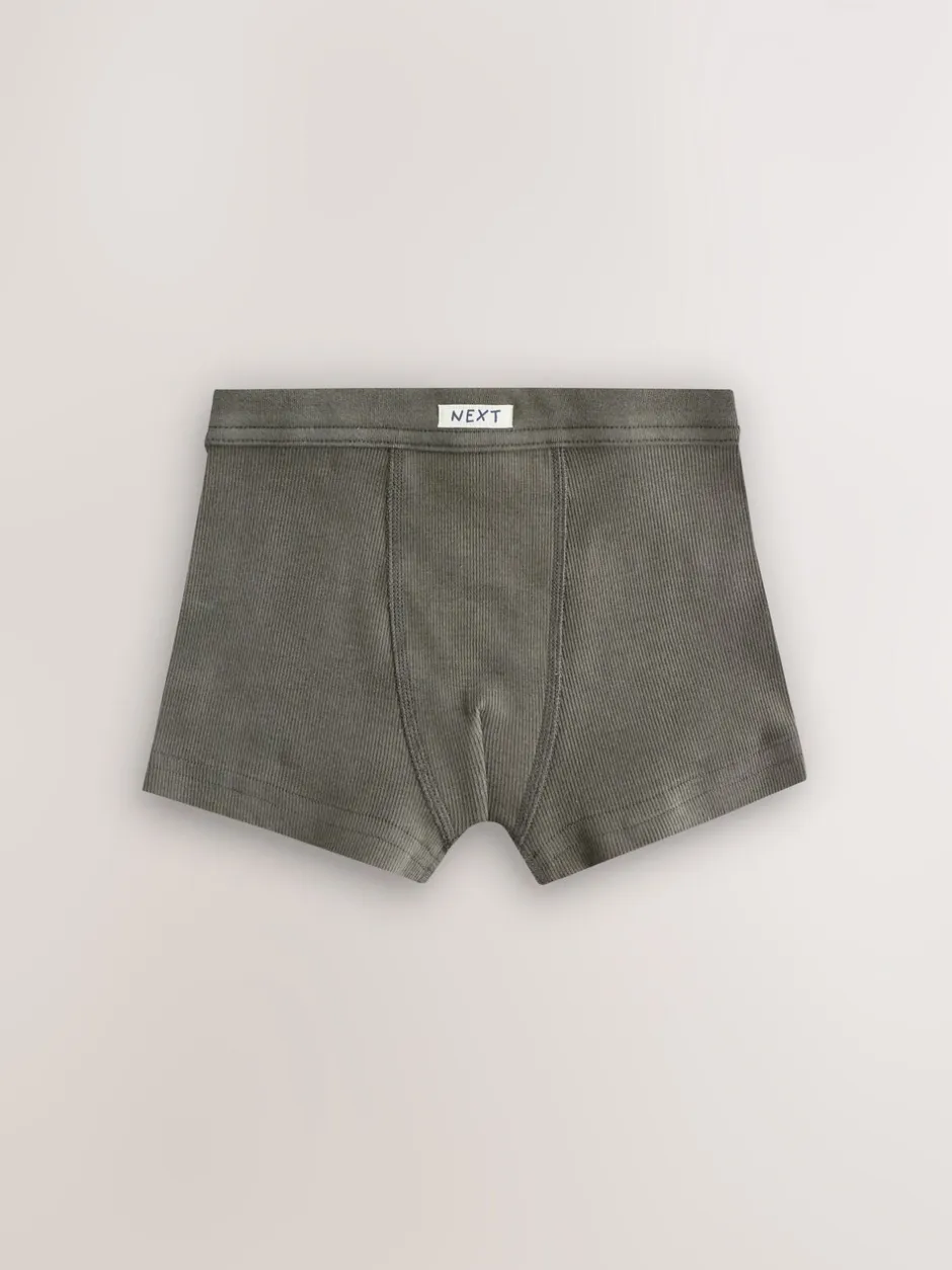 Ondergoed|Next - Set van 5 boxershorts met zachte tailleband (1,5-16 jr) Naturel Multicolor