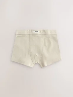 Ondergoed|Next - Set van 5 boxershorts met zachte tailleband (1,5-16 jr) Naturel Multicolor