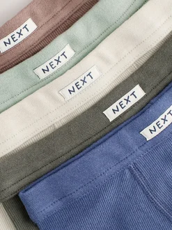 Ondergoed|Next - Set van 5 boxershorts met zachte tailleband (1,5-16 jr) Naturel Multicolor
