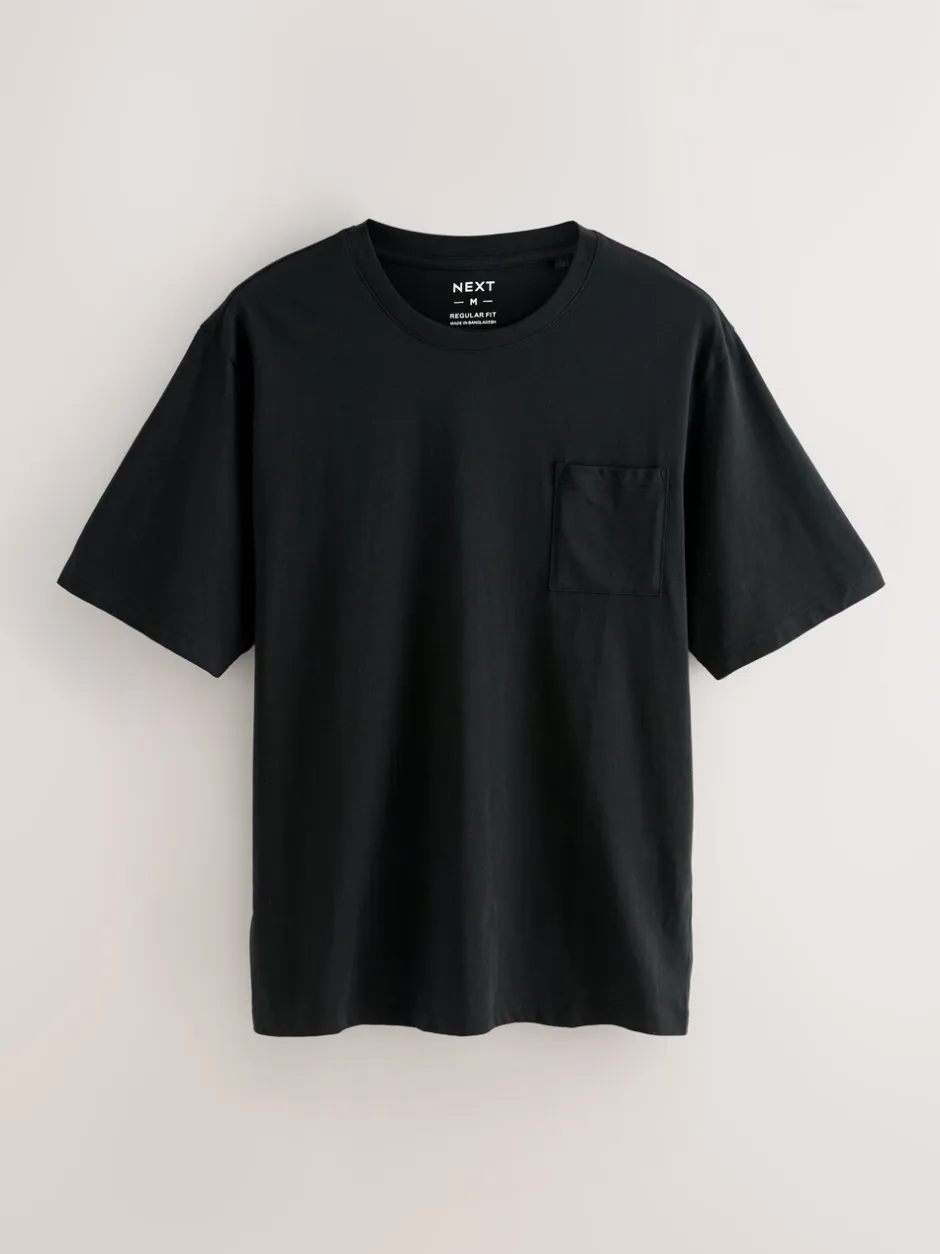 Pyjama's|Loungewear*Next - Jersey pyjama met korte mouwen Naturel/zwart geruit