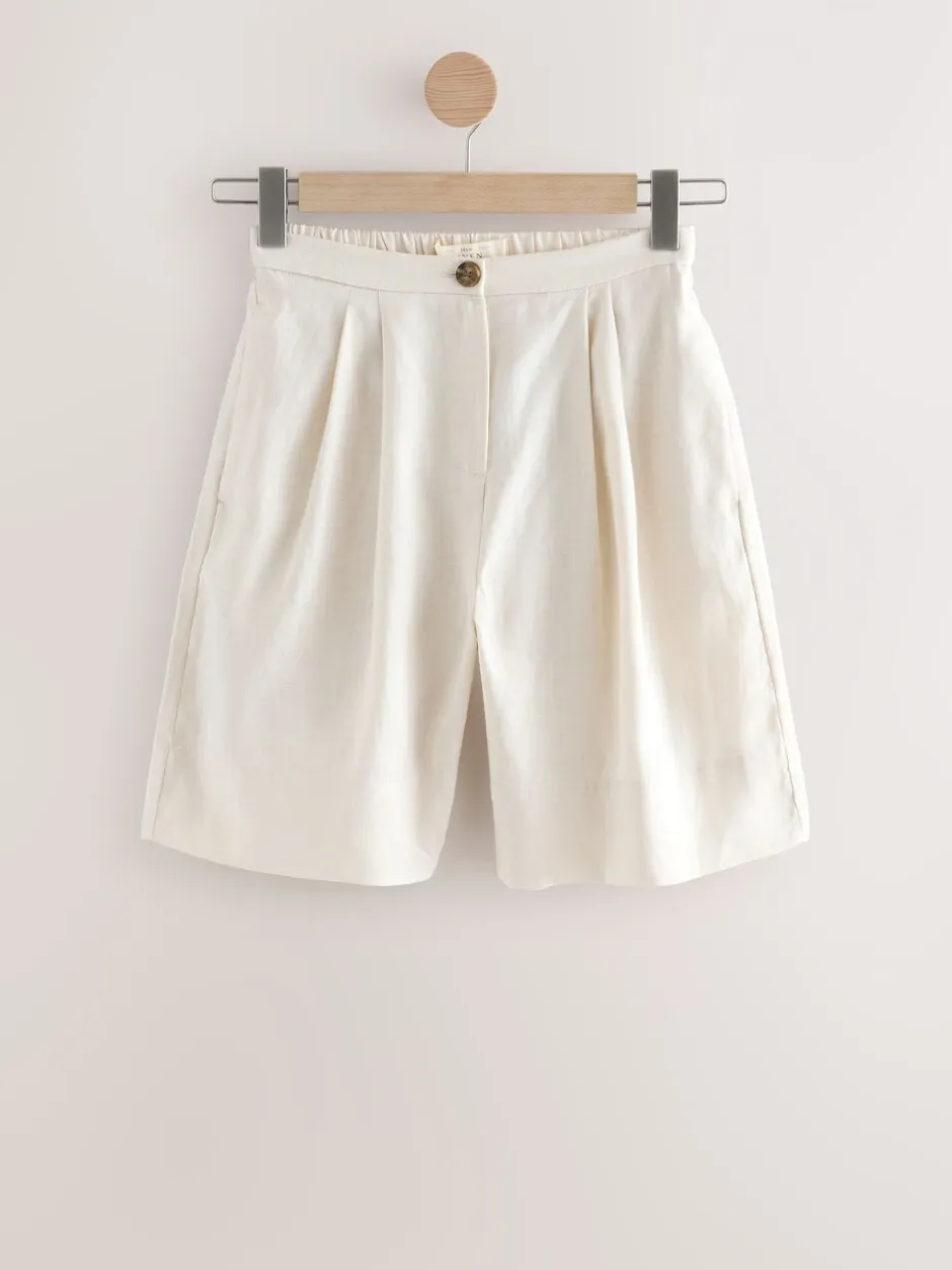 Shorts|Next Natuurlijk - 100% linnen bermudashort