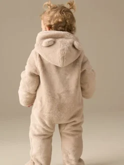 Jassen, Jacks En Kinderwagenpakjes|Jassen En Jacks|Angel & Rocket - Quinn skipak van imitatiebont Natuurlijk