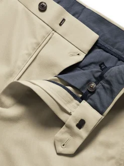 Formele Broek*Charles Tyrwhitt - Classic Fit ultimate chino zonder plooien Natuurlijk