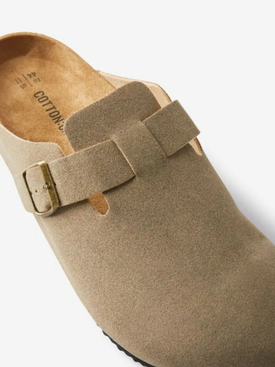 Schoenen|Cotton On - Closed Toe Buckle Slide Shoes Natuurlijk