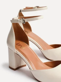 Schoenen Met Hakken|Linzi - Sydney Square Toe Court Heels Natuurlijk