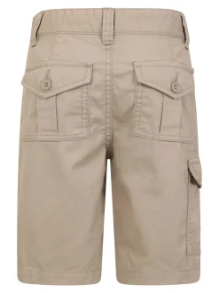 Shorts*Mountain Warehouse - Kids 100% Cotton Cargo Shorts Natuurlijk