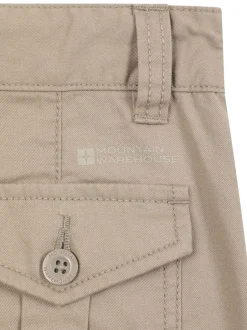Shorts*Mountain Warehouse - Kids 100% Cotton Cargo Shorts Natuurlijk