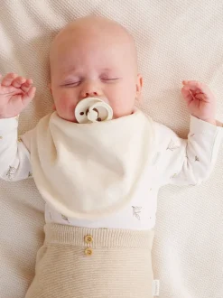 Slabbetjes|Purebaby - Essential Dribble Bibs 2 Pack Natuurlijk