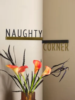 Canvassen En Kunst Voor Aan De Wand|Next Naughty Corner Metal Folding Wall Sign