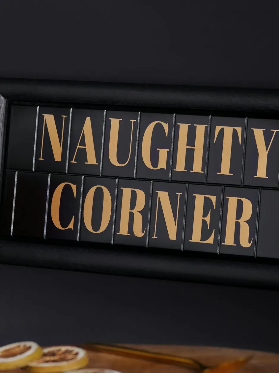 Canvassen En Kunst Voor Aan De Wand*Next Naughty Corner slogan wanddecoratie