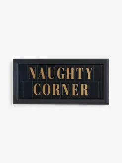 Canvassen En Kunst Voor Aan De Wand*Next Naughty Corner slogan wanddecoratie