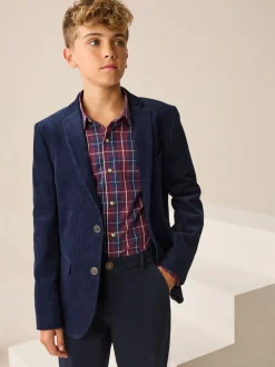 Kostuums En Herenvesten*Next - Blazer (3-16yrs) Navy Blue Corduroy