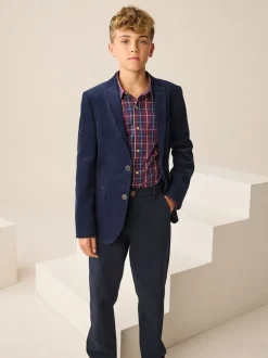 Kostuums En Herenvesten*Next - Blazer (3-16yrs) Navy Blue Corduroy