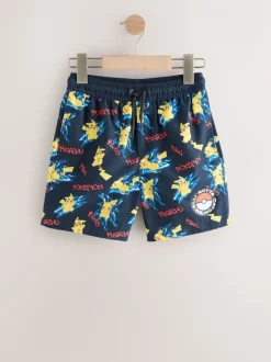 Badkleding|Next Navy Pokemon - Zwemshort (3-16 jr)