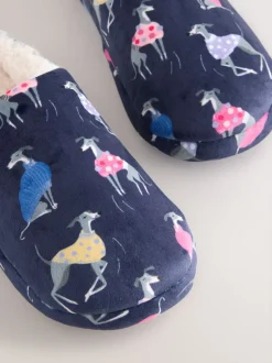 Pantoffels|Next Navy Whippet - Pantoffelmuiltjes