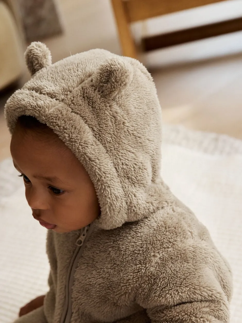 Jassen, Jacks En Kinderwagenpakjes|Jassen En Jacks|Next Nertsgrijs/bruin - Fleece babypakje