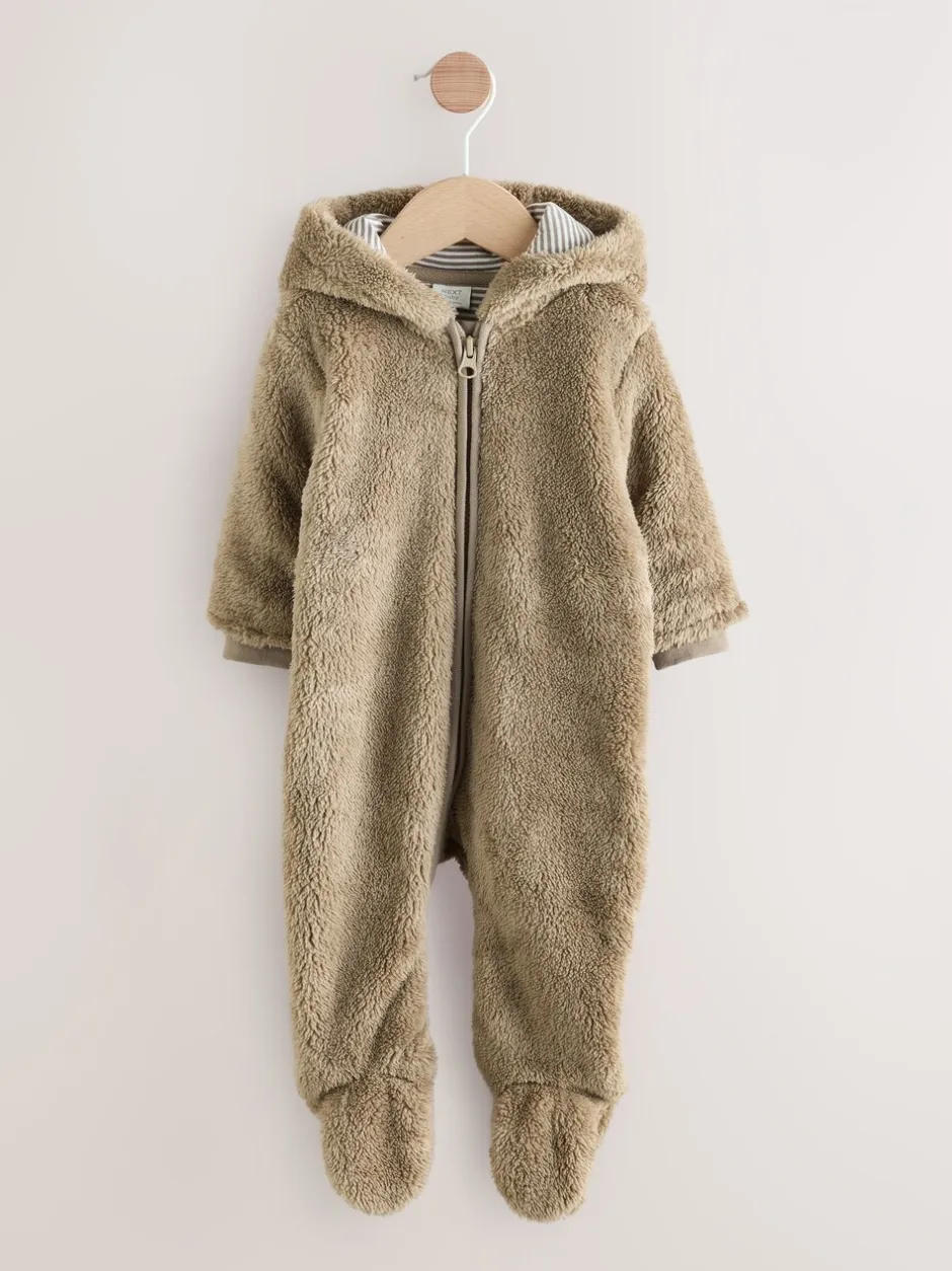 Jassen, Jacks En Kinderwagenpakjes|Jassen En Jacks|Next Nertsgrijs/bruin - Fleece babypakje