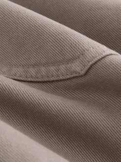 Jeans|Next - Palazzo-jeans met hoge taille en wijde pijpen Nertsgrijs/bruin