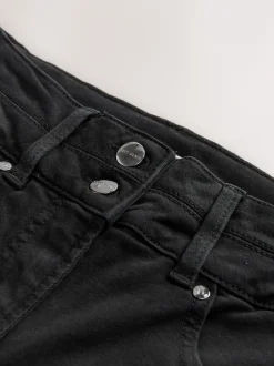 Jeans|Next - Lift, slim en shape jeans met bootcut Net zwart